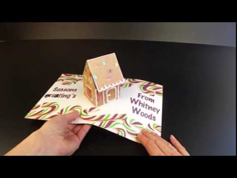 POP UP CARD | 3D House pop up card