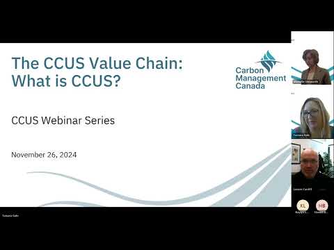 CCUS Webinar Series - Episode 1: The CCUS Value Chain What is CCUS?
