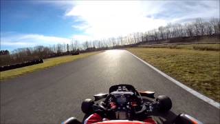 preview picture of video 'Rotthalmünster Kart Rotax DD2 Sodi 15.02.2014 GoPro helmet cam'