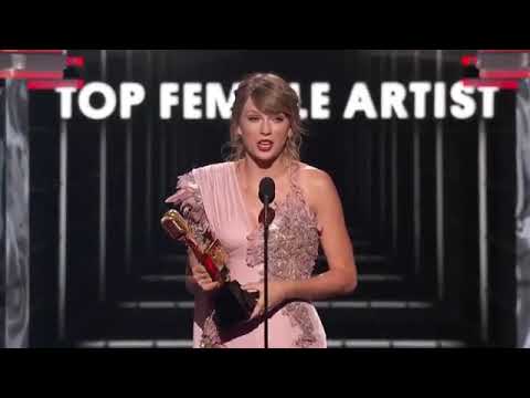 Taylor swift Speech for Top Female Artist Billboards