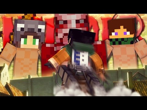 EREN MURDERA L'ATTACCO DEI GIGANTI MAIALINI - Minecraft ITA - MURDER w/ Marcy KeNoia
