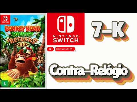 Donkey Kong Country Returns HD 7-K TRILHA TRAIÇOEIRA  Treacherous Track CONTRA-RELÓGIO (Original)
