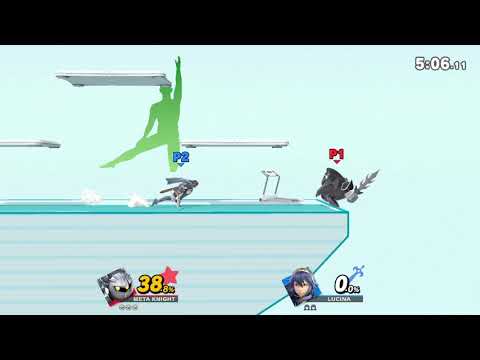 SSBU: Meta Knight vs Lucina 3: You can see when she realize fate cannot be changed