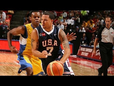 Brazil vs USA 2007 FIBA Americas Basketball Championship Group Stage FULL GAME