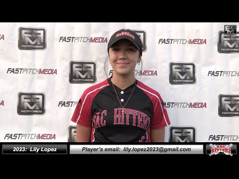 2023 Lily Lopez 3.6 GPA Outfielder and Second Base Softball Skills Video - SacHitterz