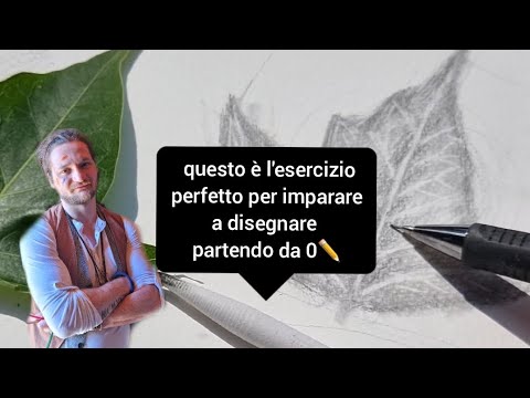Come INIZIARE a DISEGNARE partendo da 0 📈    questo esercizio è perfetto per iniziare #disegno