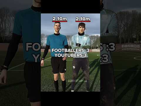 Footballers Height Challenge Vs Tallest YouTubers 🥶😂