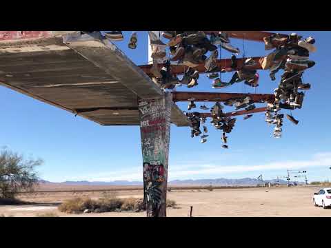CA Highway 62 - Abandoned Gas Station in Rice, California