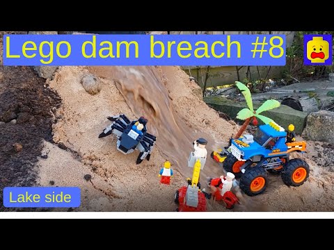 Lake land slide - Lego dam breach #8