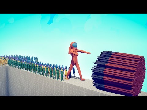 CAN 100x AMONG US COLOR PACK CROSS THE BRIDGE? - TABS | Totally Accurate Battle Simulator 2022