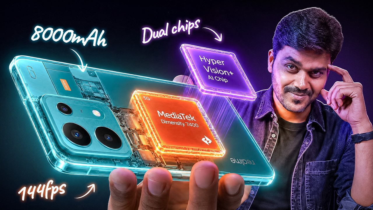 🤖Dual Chip + 8000mAh Battery 😱 realme P4s First Impression