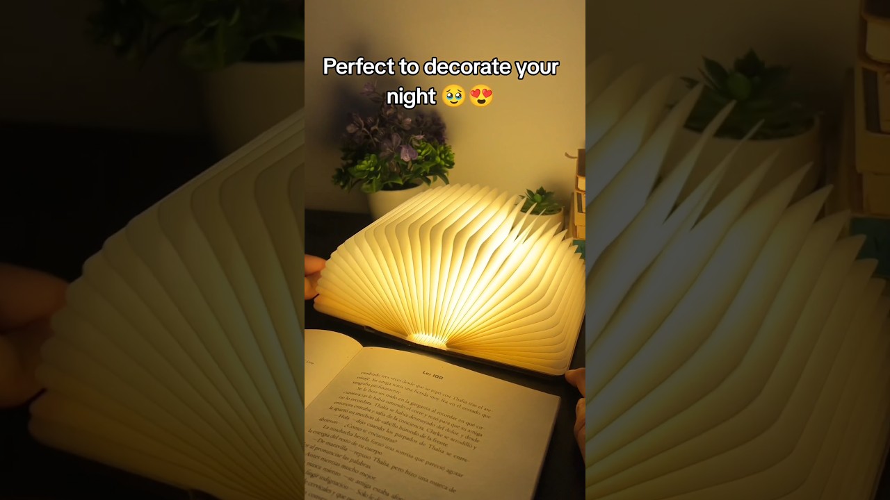 Every reader needs this booky lamp! #booktok #booklamp #books #readinglamp #reader #lamp