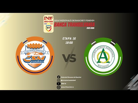 Liga Nationala de Baschet Feminin BT 25/26- CSM CSU Targoviste - CS Agronomia Bucuresti