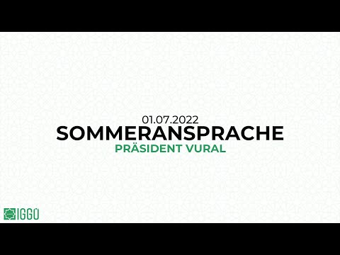 Sommeransprache des Präsidenten - 01.07.2022