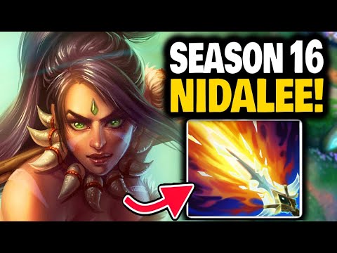 HOW to NIDALEE jungle in SEASON 16!!!