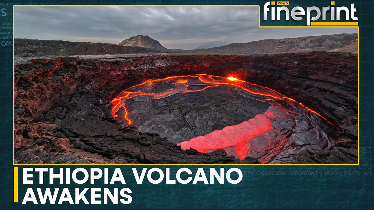 Ethiopian Volcano Erupts After 12,000 Years, Lava Ash Hits Asian Corridors | WION Fineprint