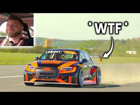 Einfach nur GESTÖRT 🤯 1400PS MONSTER | Todesangst im Audi RS3 LMS WIDEBODY !!!