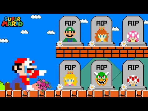 Mario R.I.P All Team in Super Mario Bros...Please Come Back | Game Animation