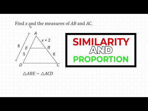 Similar Triangles And Proportion
