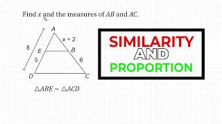 Similar Triangles And Proportion
