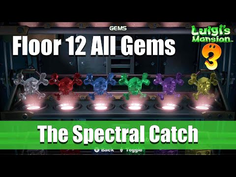 Luigi's Mansion 3 | Floor 12 All Gem Location (The Spectral Catch)