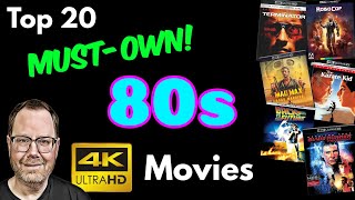 Top 20 Must-Own 4K Movies from the 1980s | Recommendations for New Collectors