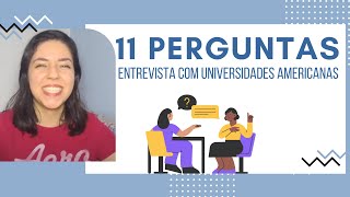 11 Perguntas entrevista Universidade + DICAS