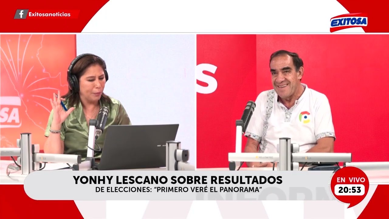 🔴🔵 Yonhy Lescano verá si los resultados de las elecciones son "objetivos"