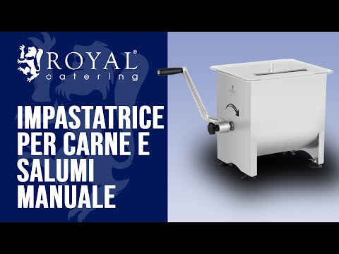 Impastatrice per carne e salumi manuale Royal Catering RC-MMA16 | Presentazione del prodotto
