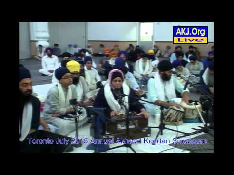 007 Toronto July 2015 Smaagam - Sunday Morning - B. Harinder Kaur Jee