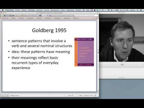 Construction Grammar and argument structure