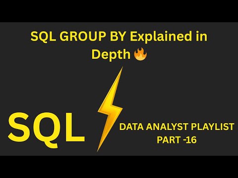 SQL GROUP BY Explained in Depth 🔥 | GROUP BY with Examples | IKGPTU | Data Analyst & SQL Developer