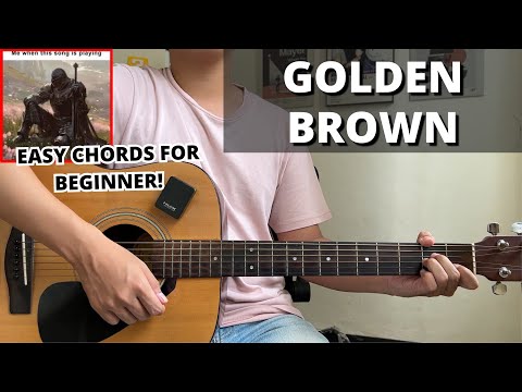 Golden Brown - The Stranglers (Guitar Tutorial) No Capo! Easy Chords For Beginner!