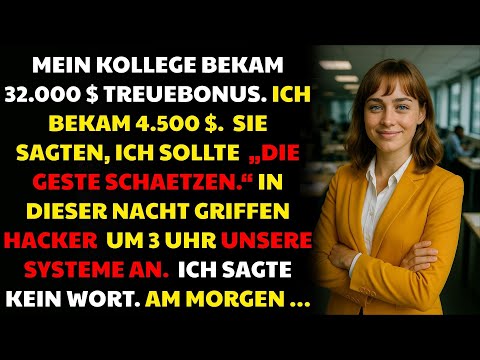 My colleague received a €32,000 loyalty bonus – I received €4,500. At 3 a.m. I simply left.