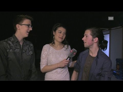 Interview mit Robin & Dubhaltach nach dem Battle - The Voice of Switzerland 2014
