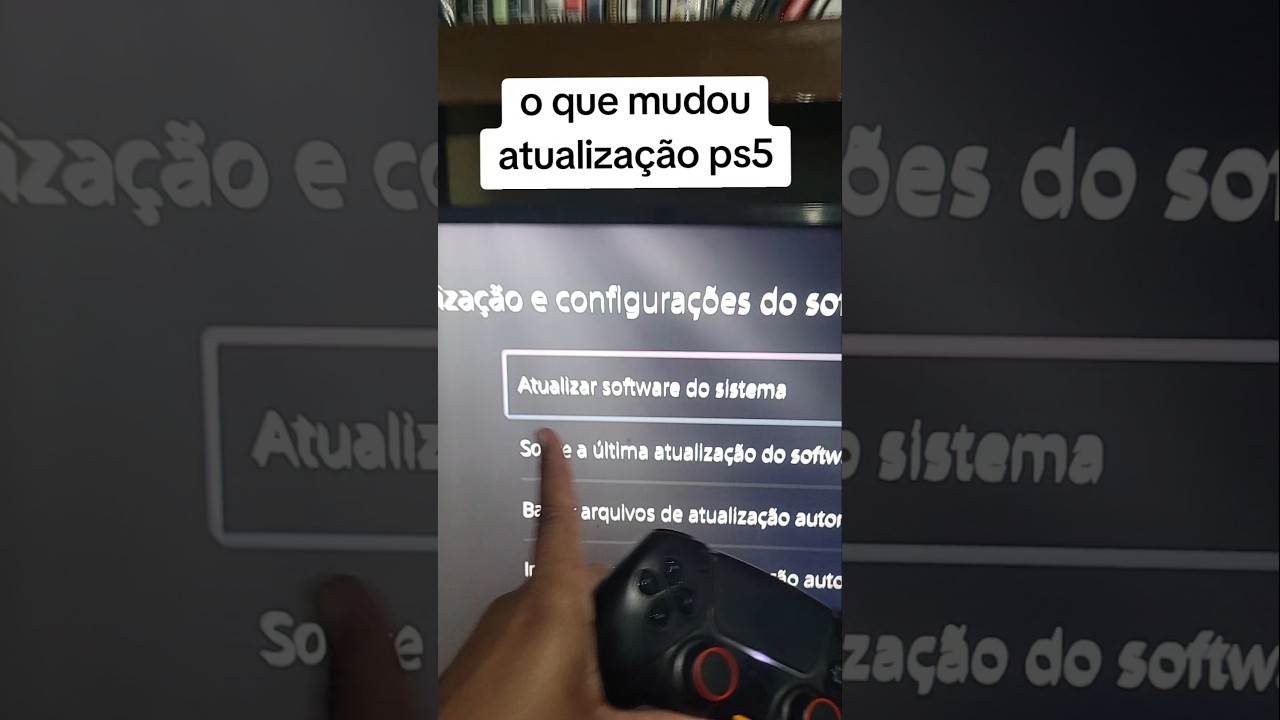 o que mudou atualização ps5 #DicasPlayStation