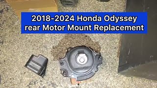 How to replace a rear motor mount 2018-2024 Honda odyssey 3.5L