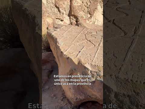 Piedra mapa en Barrancas en Jujuy