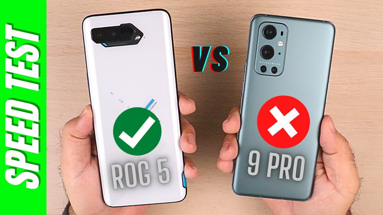 OnePlus 9 Pro vs ROG 5 - SPEED TEST