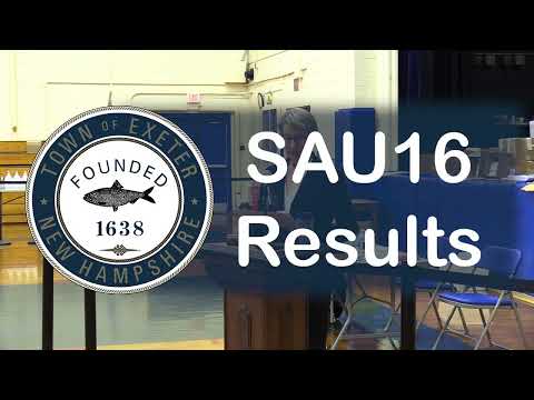 2022 Exeter School Board and SAU16 Election Results