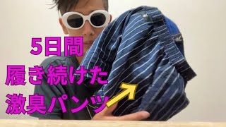 【閲覧注意】5日連続履き続けた汗ムレムレのパンツがザー○ンの匂いがして吐きそうになったんだが……
