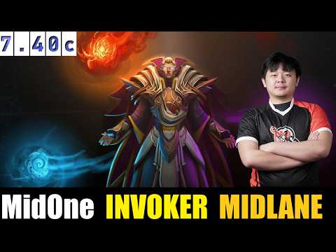 🤯MidOne [INVOKER] MID 7.40c- DOTA 2 HIGHEST MMR MATCH#dota2  #dota2gameplay