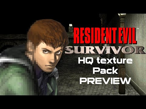 Resident Evil Survivor HQ textures preview -  Beetle PSX HW core on Retroarch