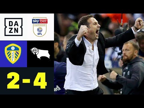 Derby siegt im wilden Aufstiegskampf: Leeds United - Derby County 2:4 | Championship-Playoffs | DAZN