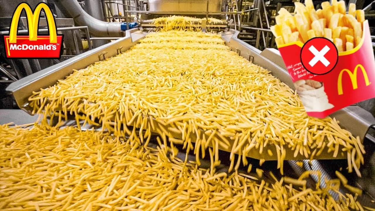 COMO se HACEN las PAPAS FRITAS de MCDONALD'S🍟| ¿Qué le ponen a las papas de McDonald's