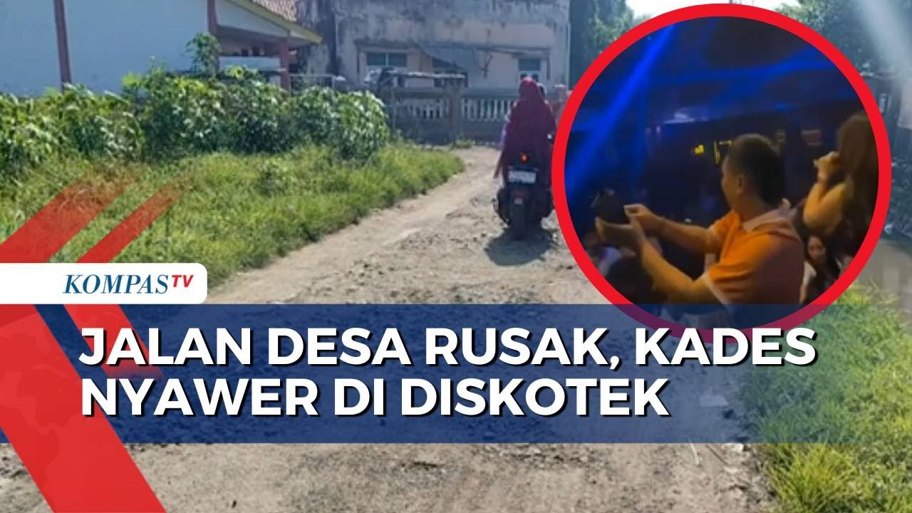 Viral! Kades Karangsari Nyawer di Tempat Hiburan Malam, Warga Protes Jalan Rusak