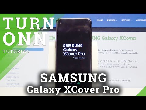 How to Switch On Samsung Galaxy XCover Pro – Turn On Smartphone