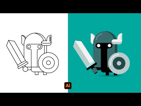 illustrator Character Design Flat illustration Tutorial illustration digital illustration art