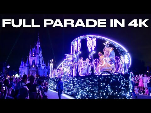 NEW Disney Starlight: Dream the Night Away Parade 2025 Full Show 4K- Magic Kingdom Walt Disney World