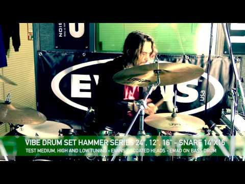 Vibe Drum Hammer Series - Tuning Test by Gigi Morello